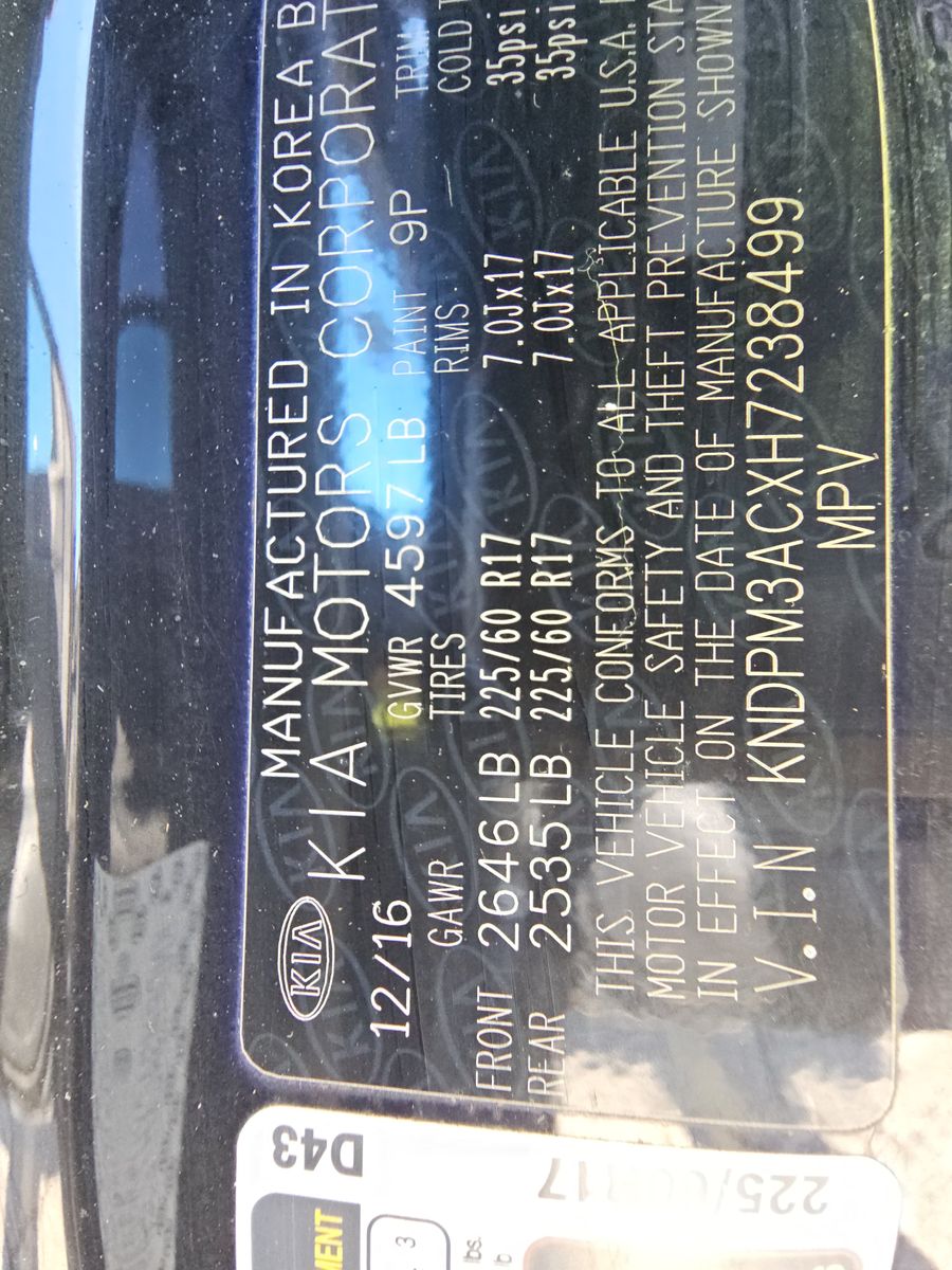 2017 Kia Sportage LX FWD