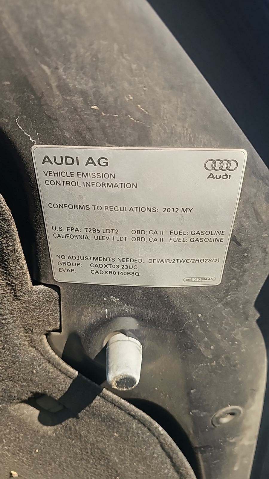 2012 Audi Q5 3.2 Premium Plus AWD