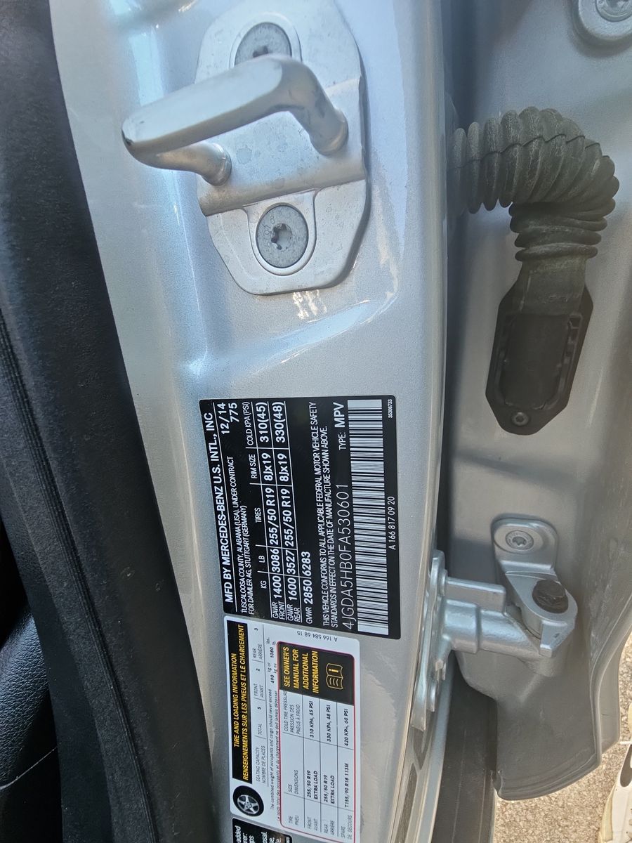 2015 Mercedes-Benz M-Class ML 350 AWD