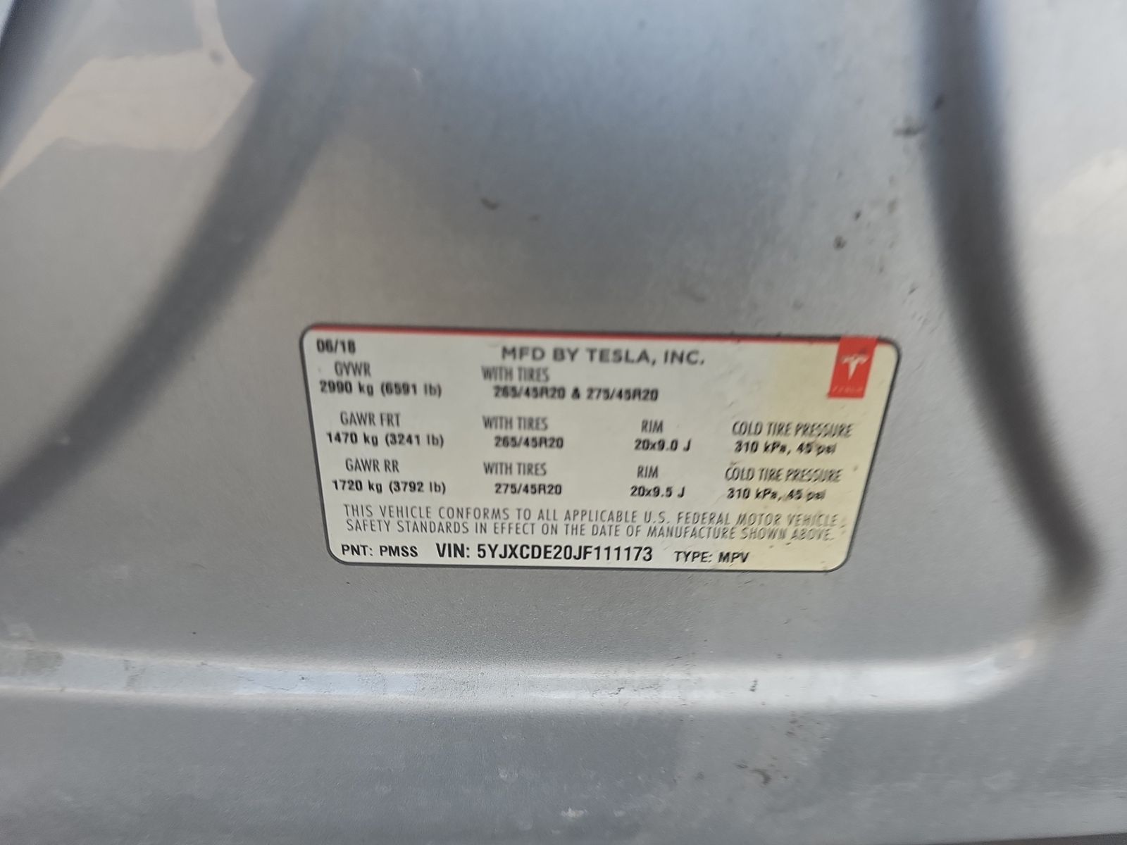 2018 Tesla Model X 100D AWD