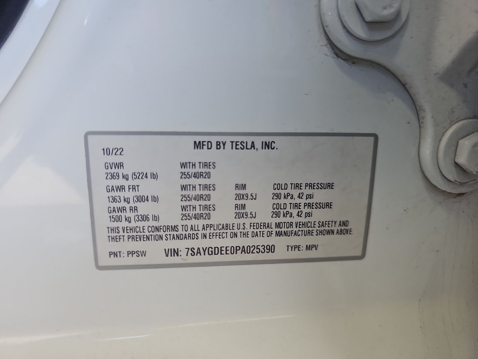 2023 Tesla Model Y Standard Range AWD