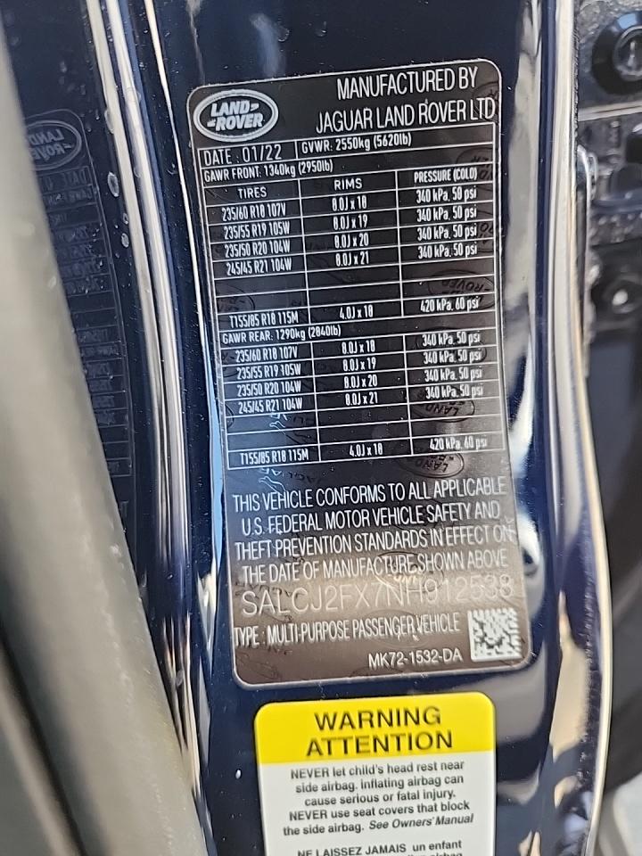 2022 Land Rover Discovery Sport S AWD