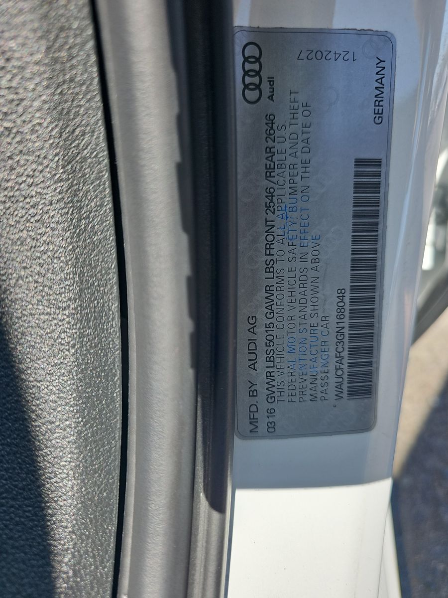 2016 Audi A6 2.0T Premium FWD