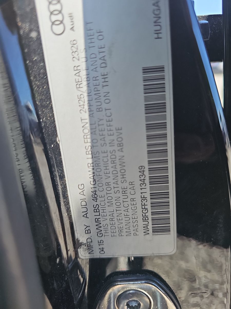 2015 Audi S3 Premium Plus AWD