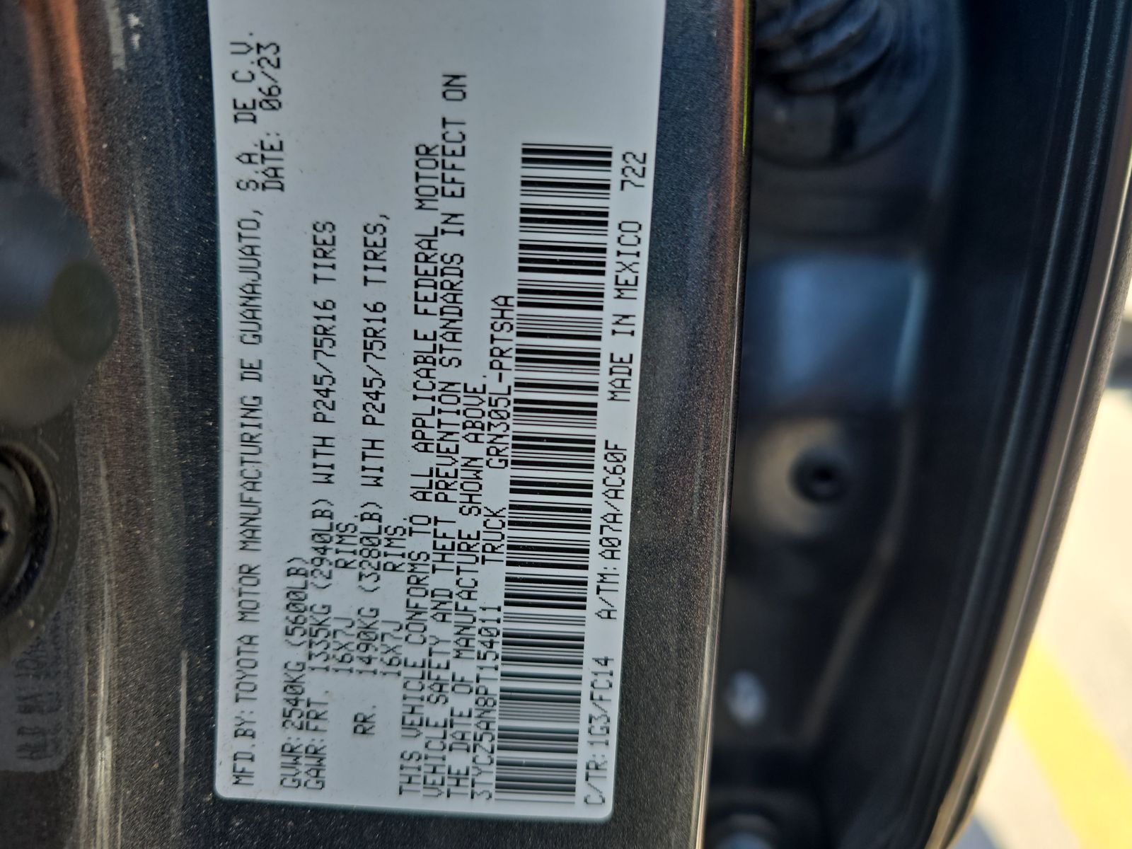 2023 Toyota Tacoma SR5 AWD