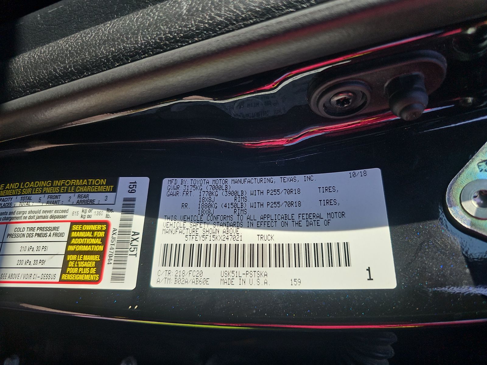 2019 Toyota Tundra SR5 RWD