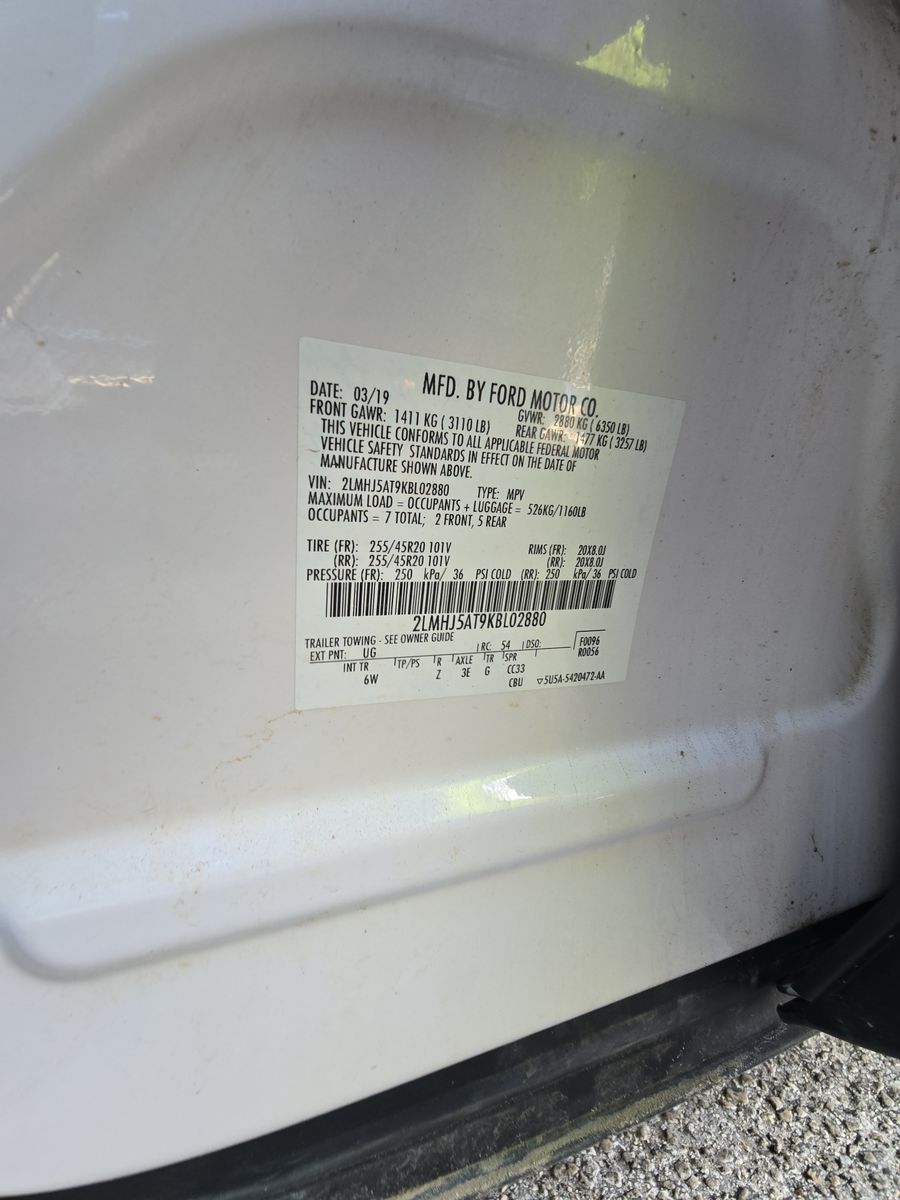 2019 Lincoln MKT Reserve AWD