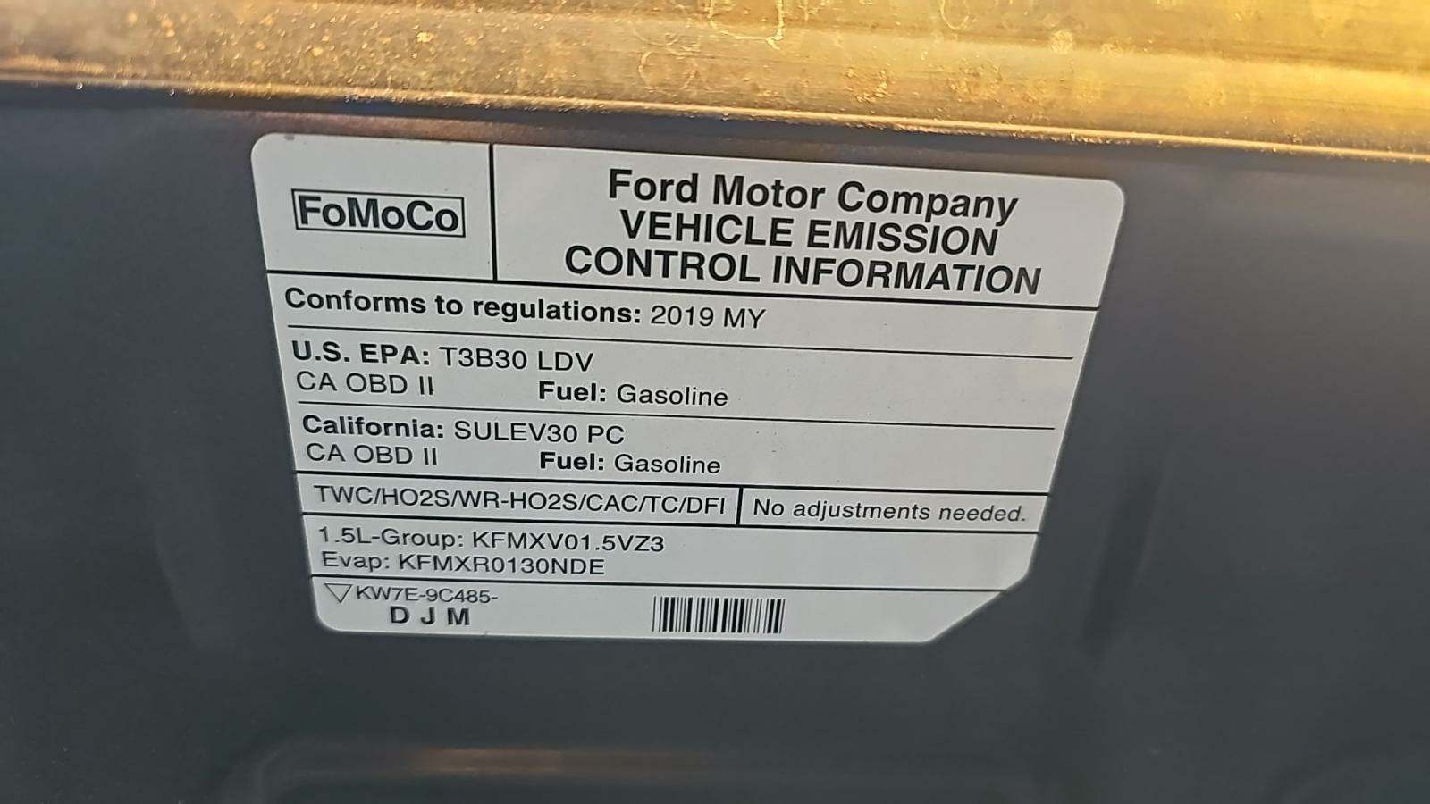 2019 Ford Fusion SEL FWD