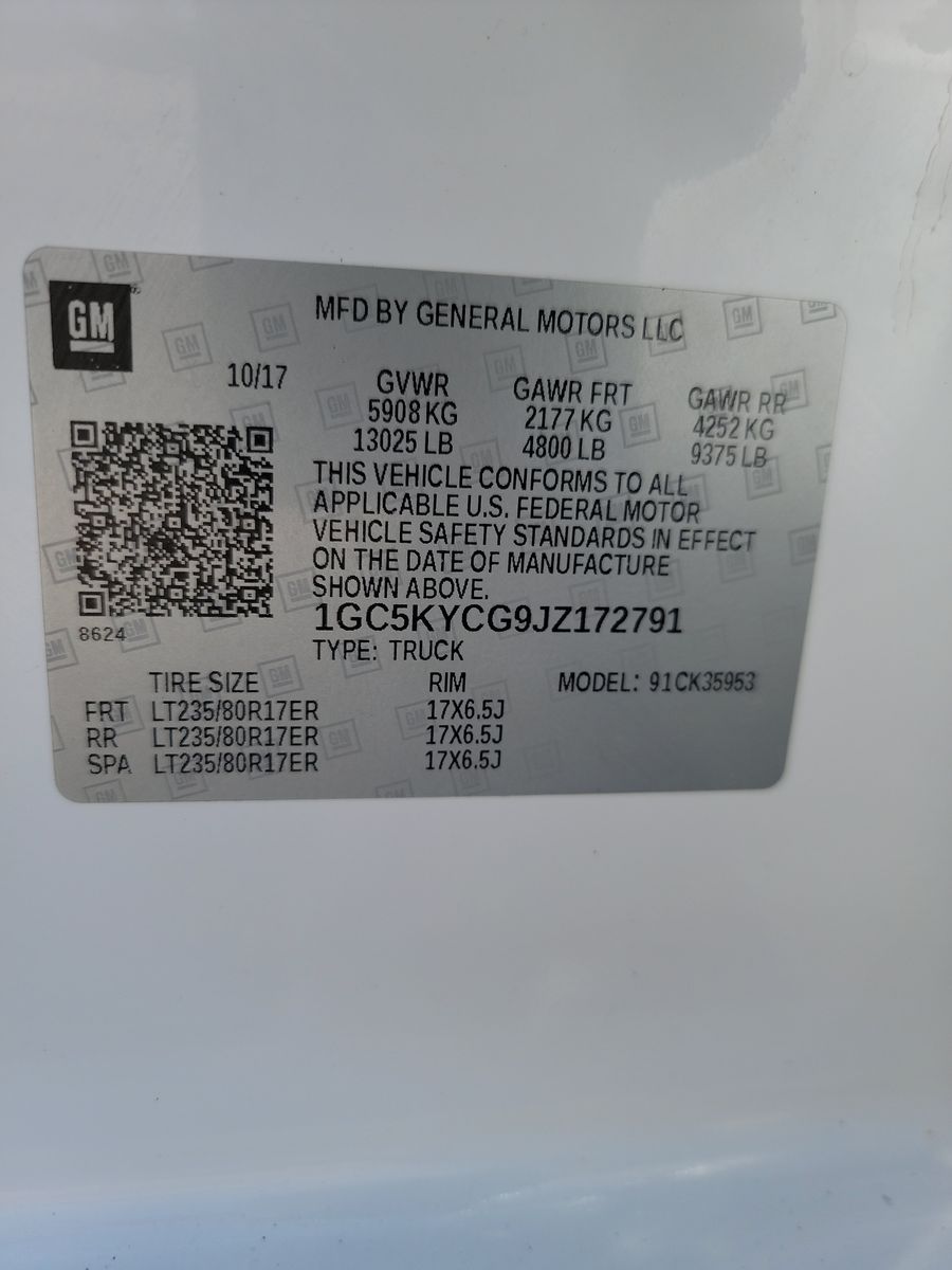 2018 Chevrolet Silverado 3500HD Work Truck AWD