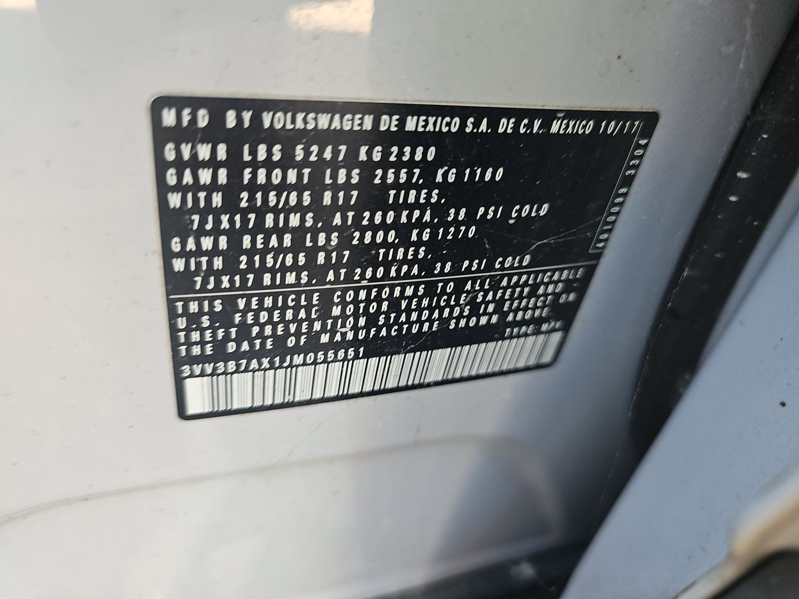 2018 Volkswagen Tiguan 2.0T SE FWD