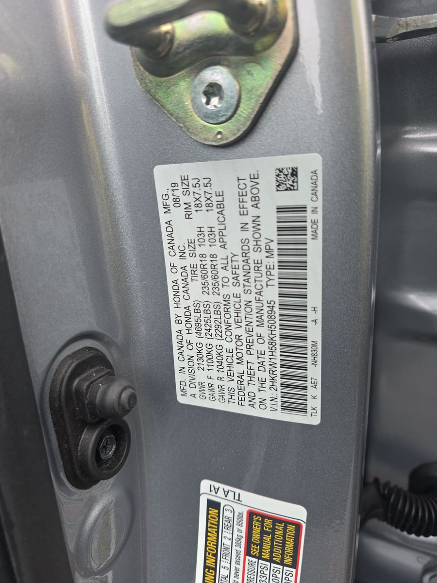 2019 Honda CR-V EX FWD