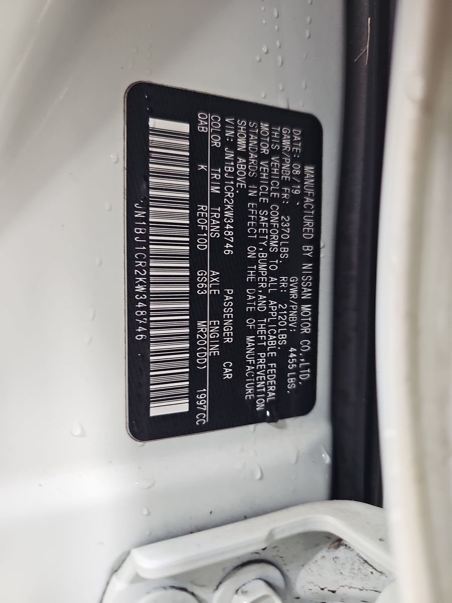 2019 Nissan Rogue Sport SV AWD