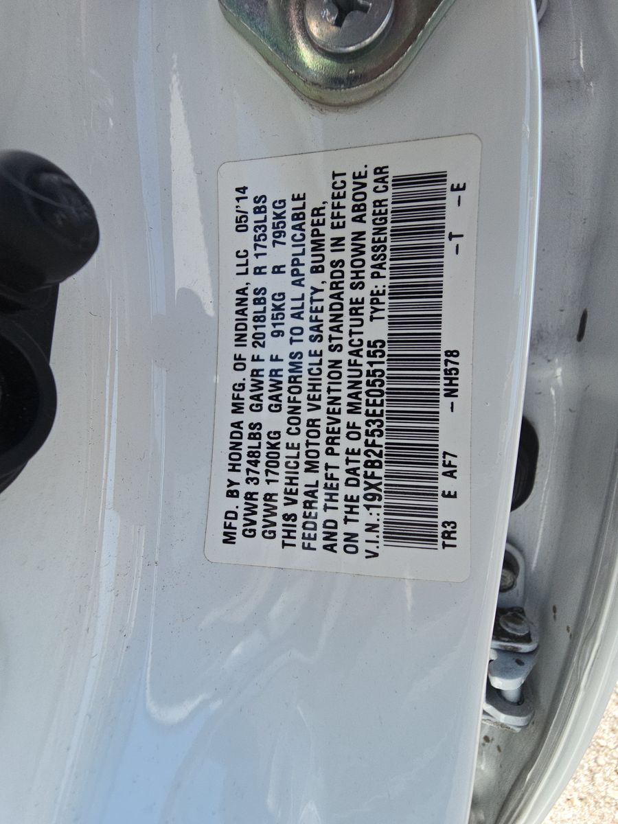 2014 Honda Civic Sedan EX FWD