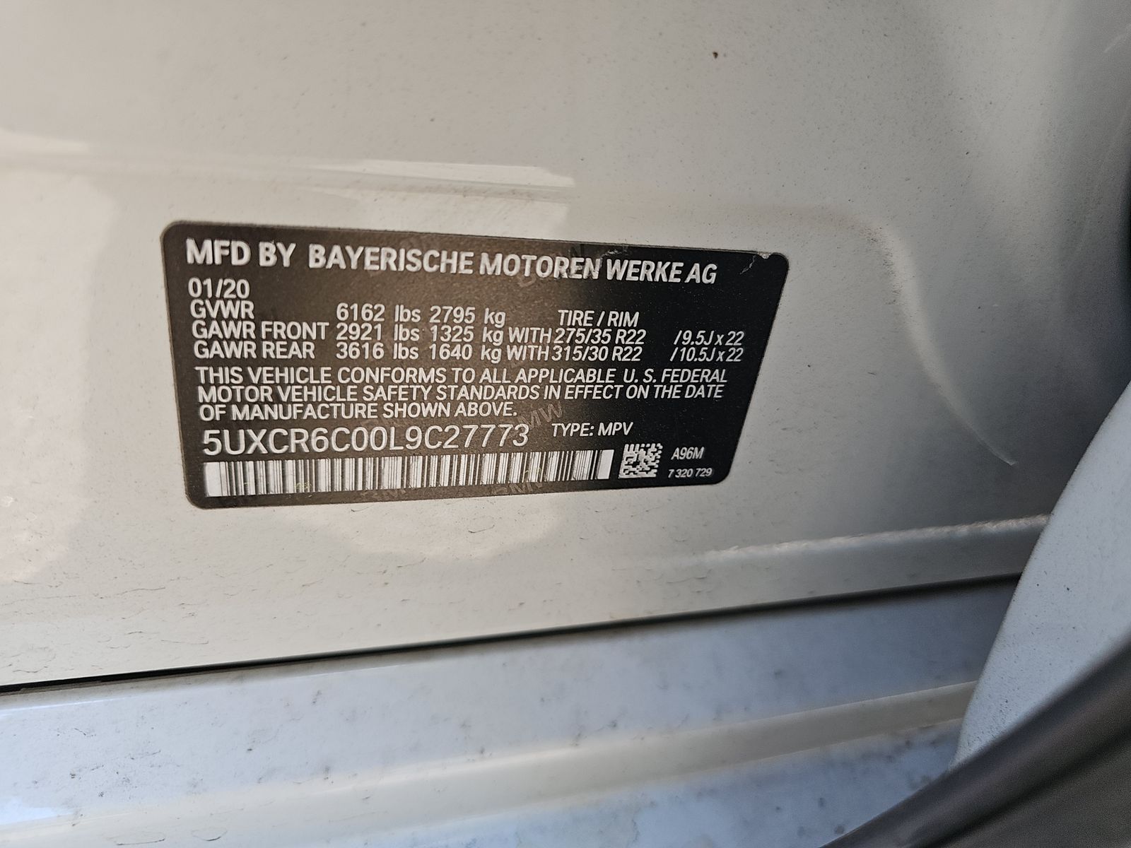 2020 BMW X5 xDrive40i AWD