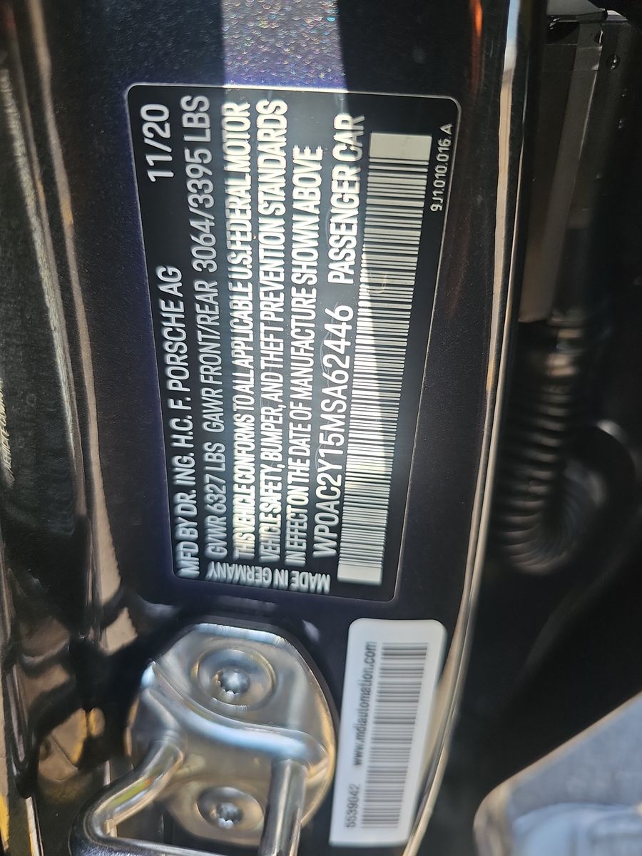 2021 Porsche Taycan Turbo S AWD