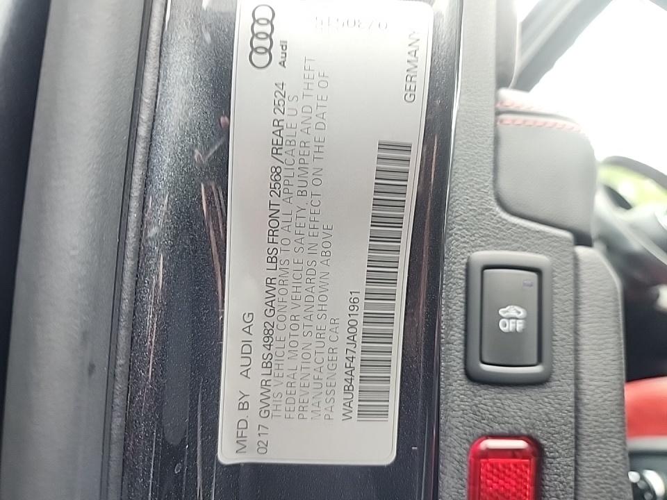 2018 Audi S4 Premium Plus AWD