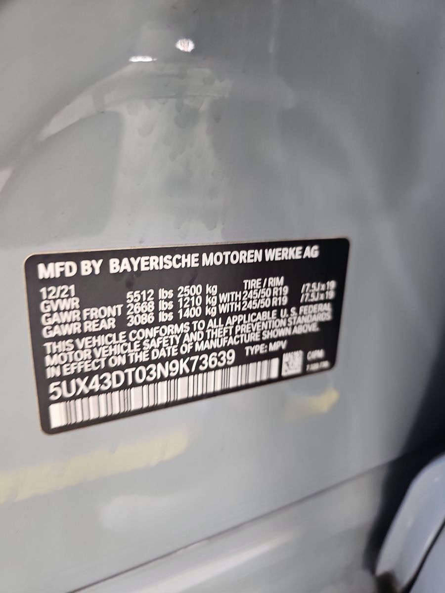 2022 BMW X4 M40i AWD