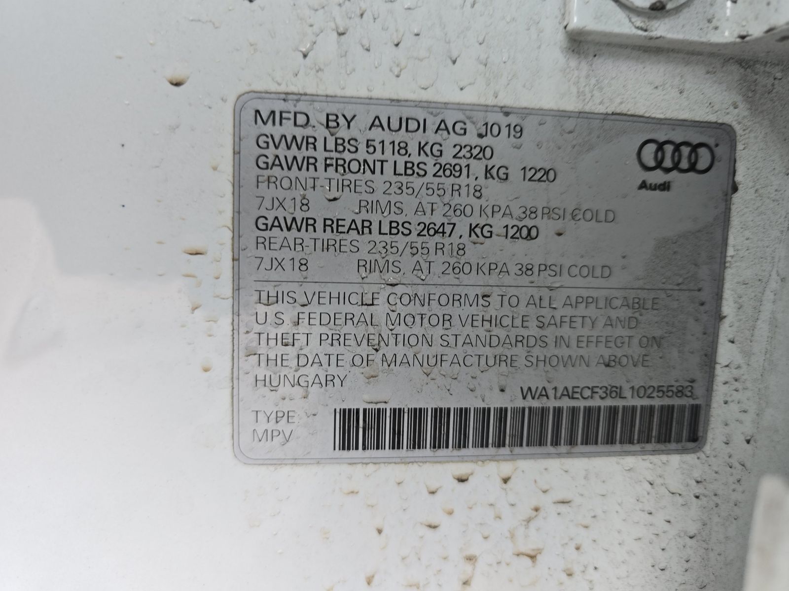 2020 Audi Q3 2.0T Premium AWD