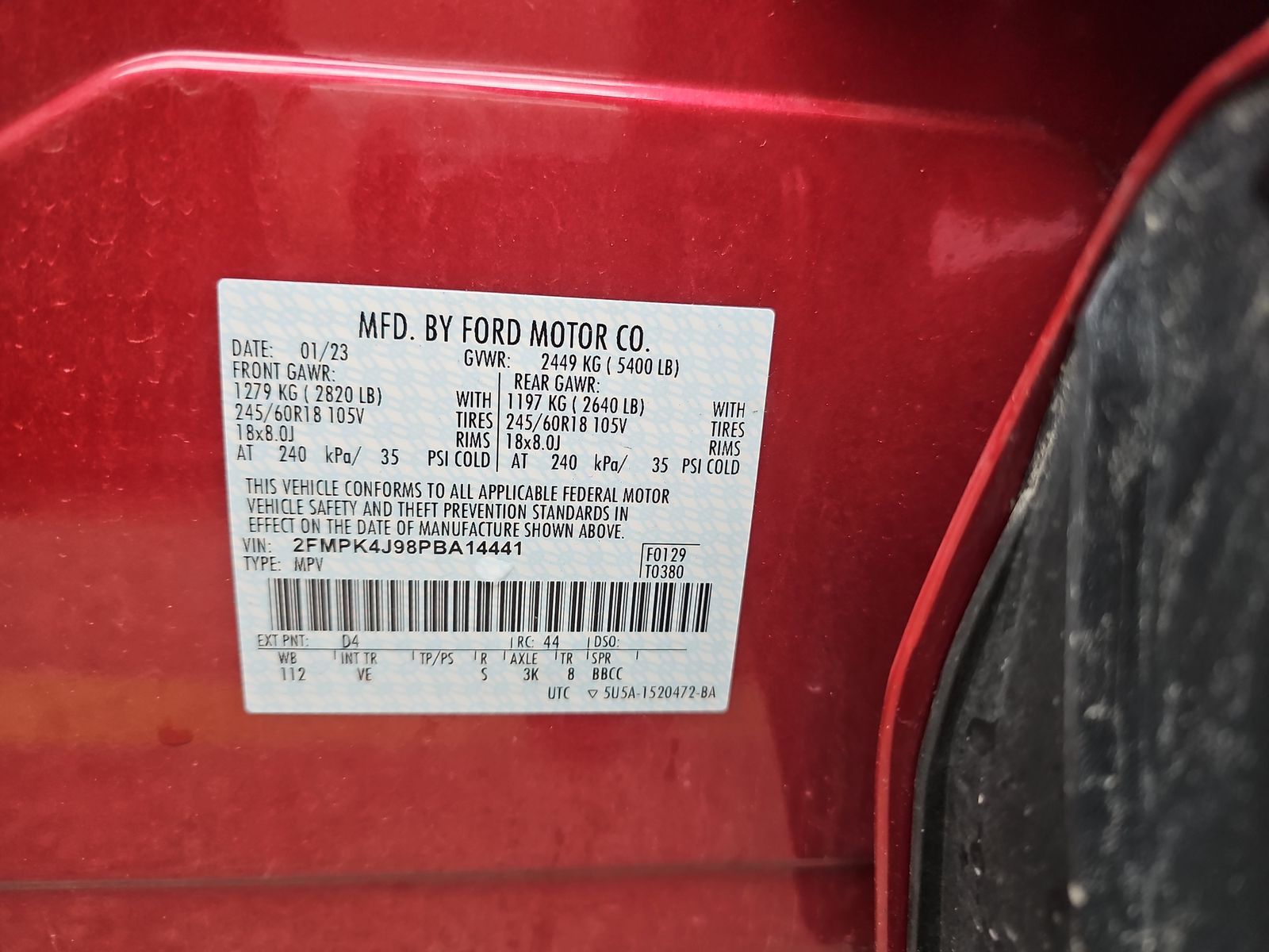 2023 Ford Edge SEL AWD