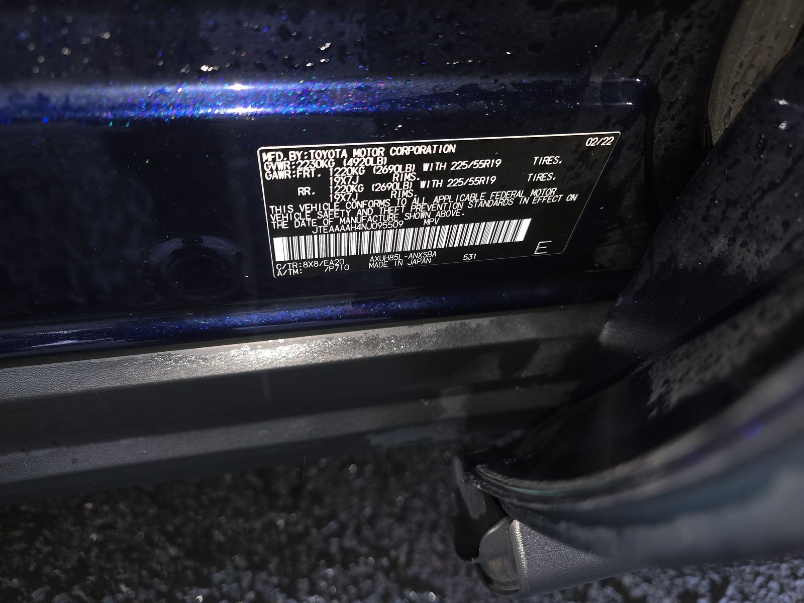 2022 Toyota Venza Limited AWD