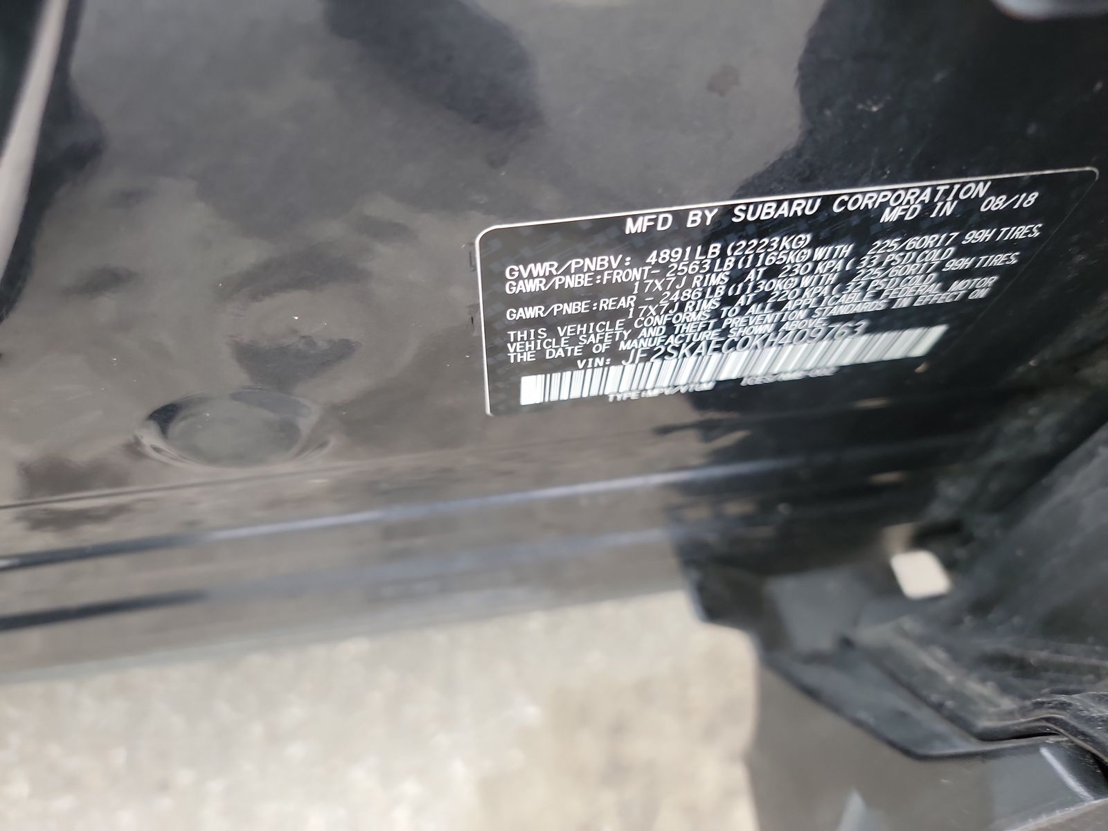 2019 Subaru Forester Premium AWD