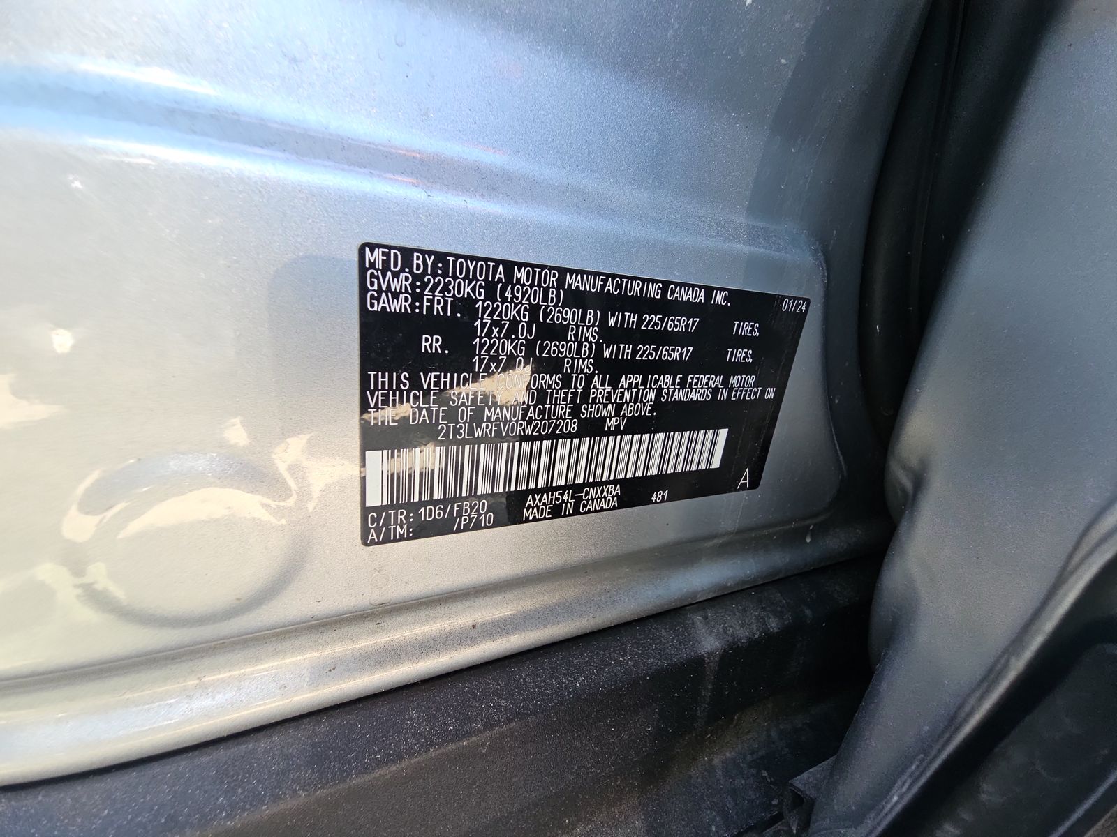 2024 Toyota RAV4 Hybrid LE AWD