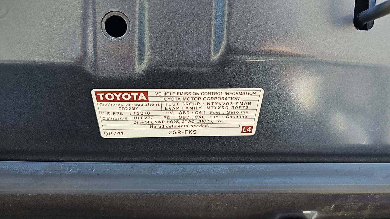 2022 Toyota Avalon XLE FWD