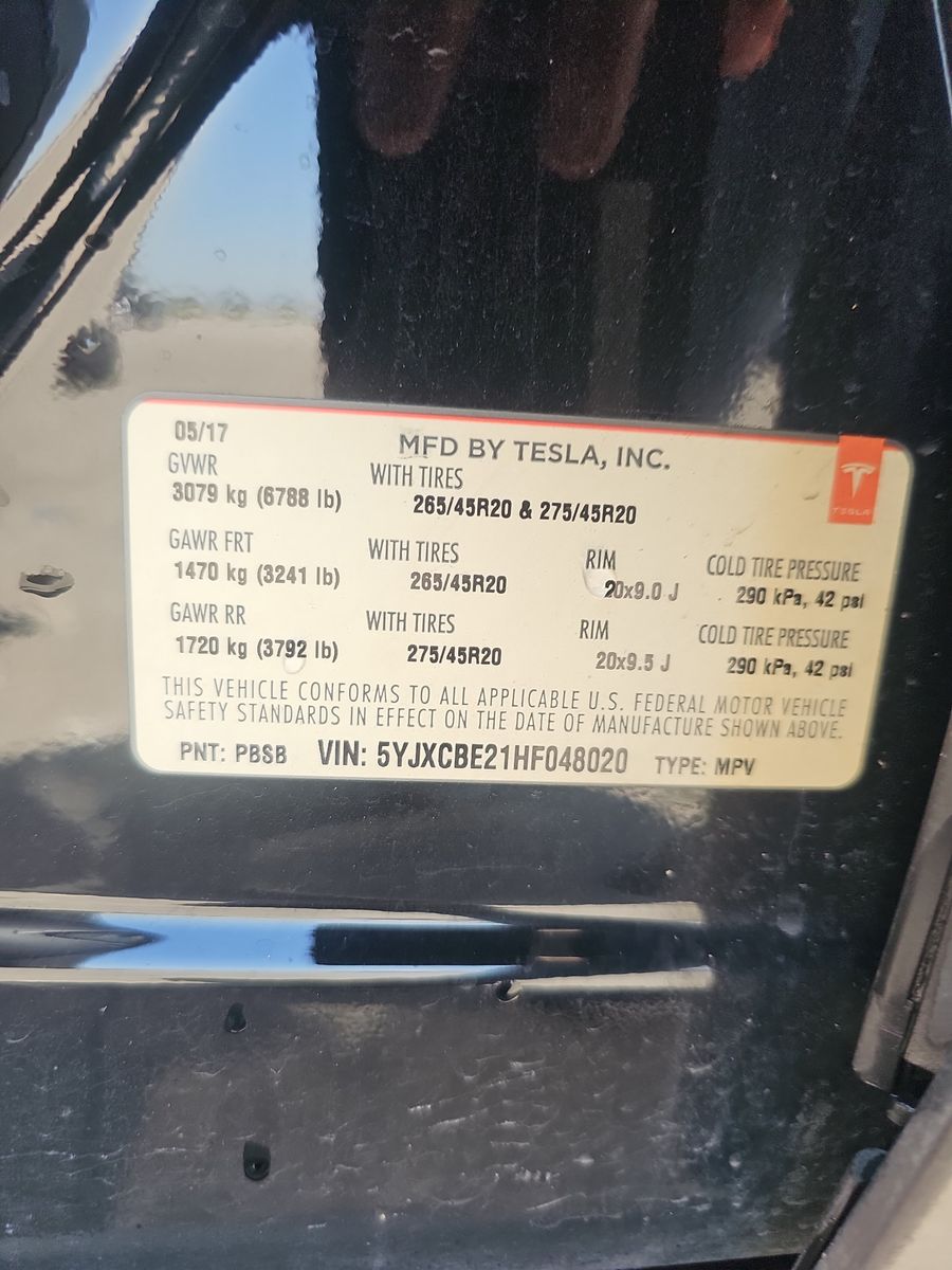 2017 Tesla Model X 100D AWD