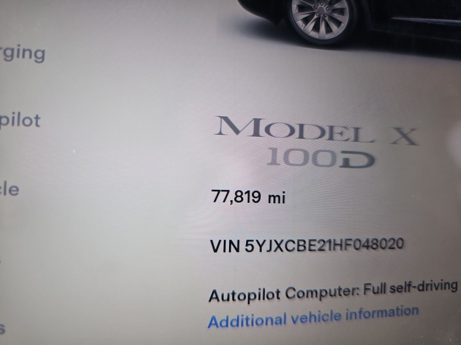 2017 Tesla Model X 100D AWD