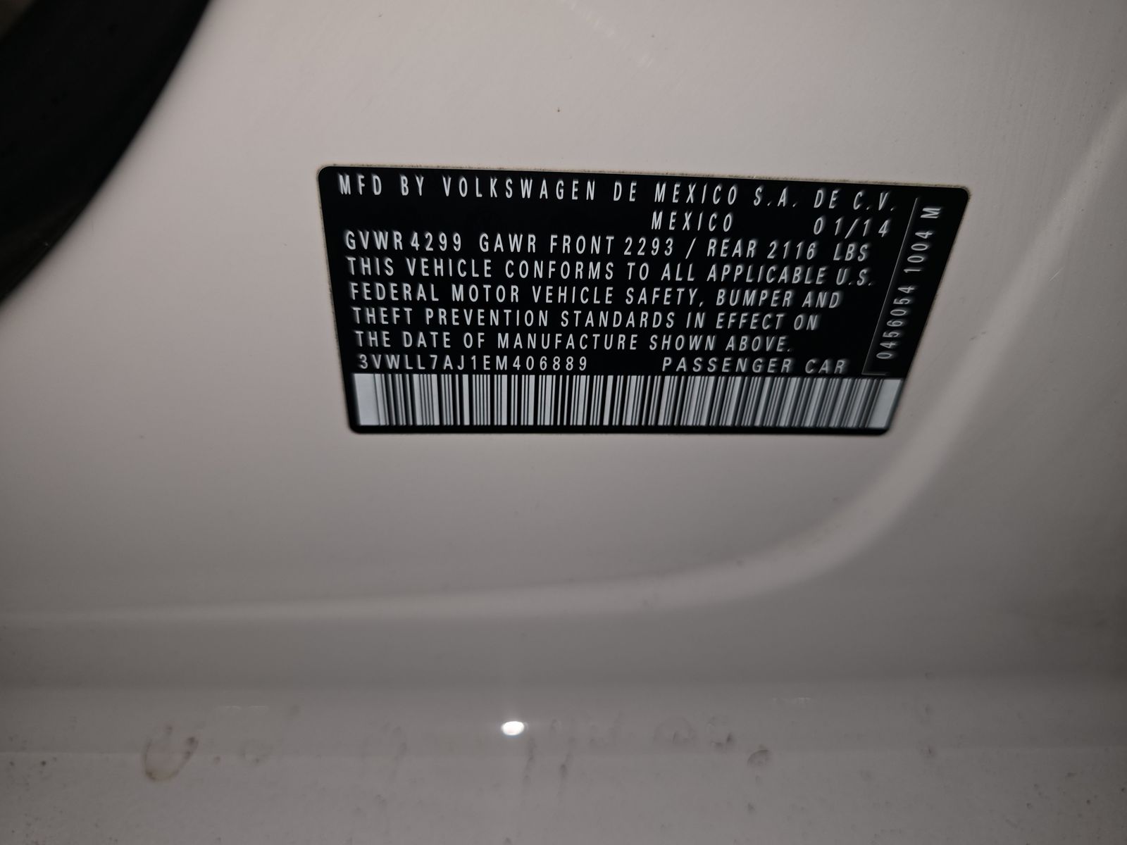 2014 Volkswagen Jetta 2.0L TDI FWD