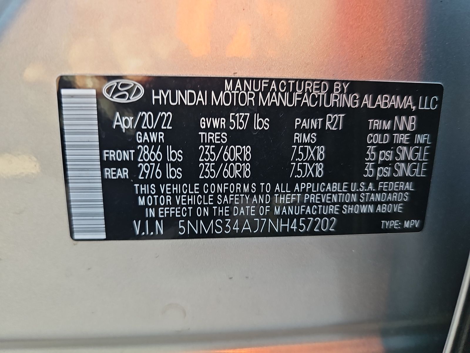 2022 Hyundai Santa Fe SEL FWD