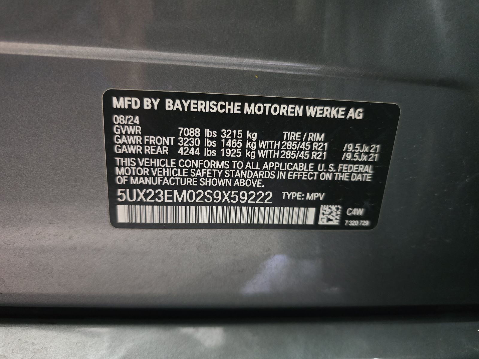 2025 BMW X7 xDrive40i AWD