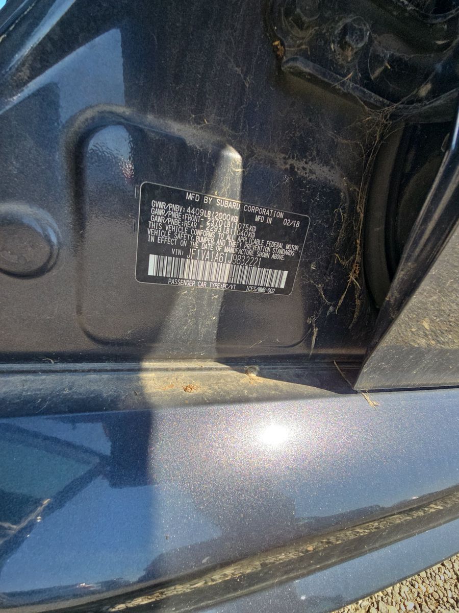 2018 Subaru WRX Base AWD