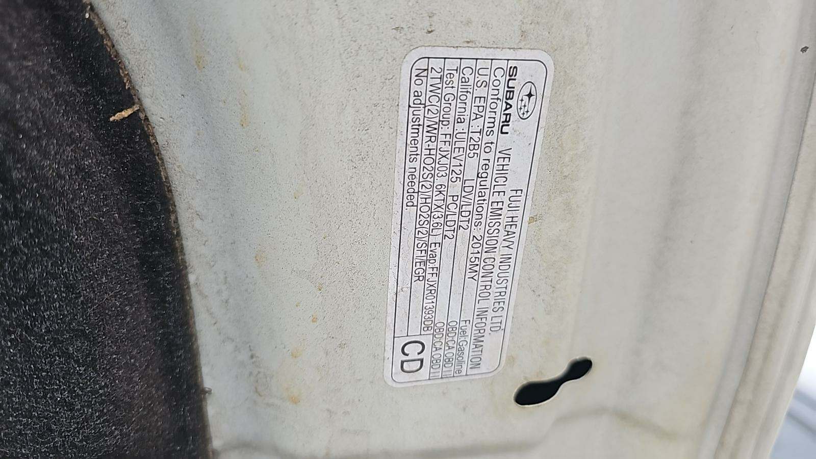 2015 Subaru Outback 3.6R Limited AWD