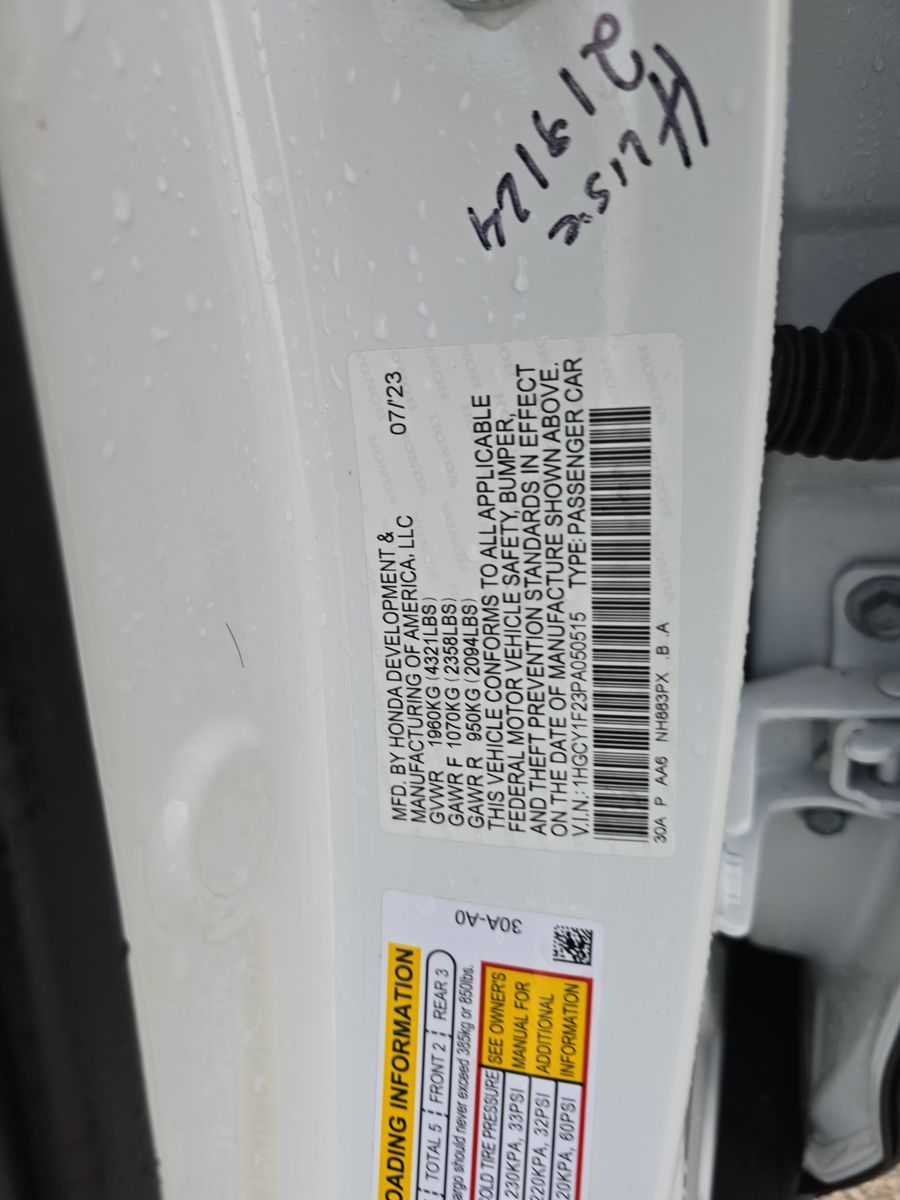 2023 Honda Accord LX FWD