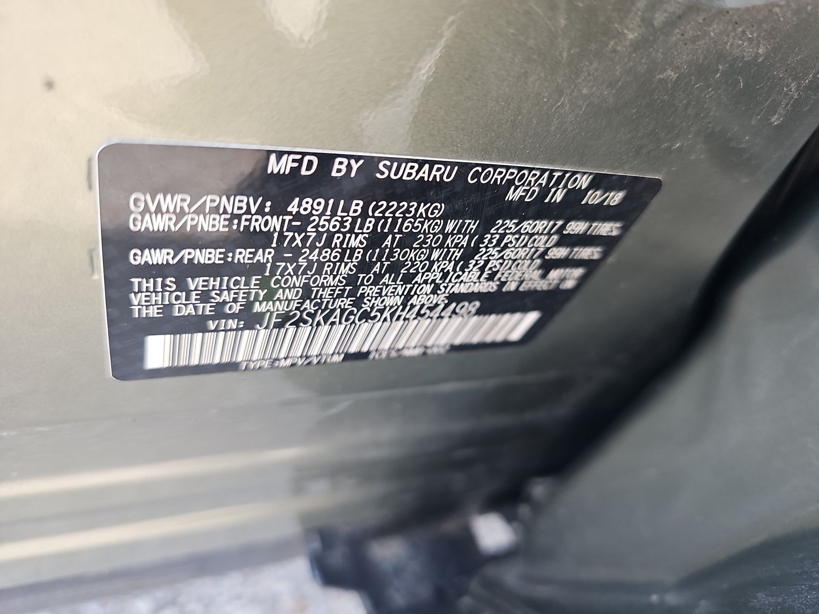 2019 Subaru Forester Premium AWD
