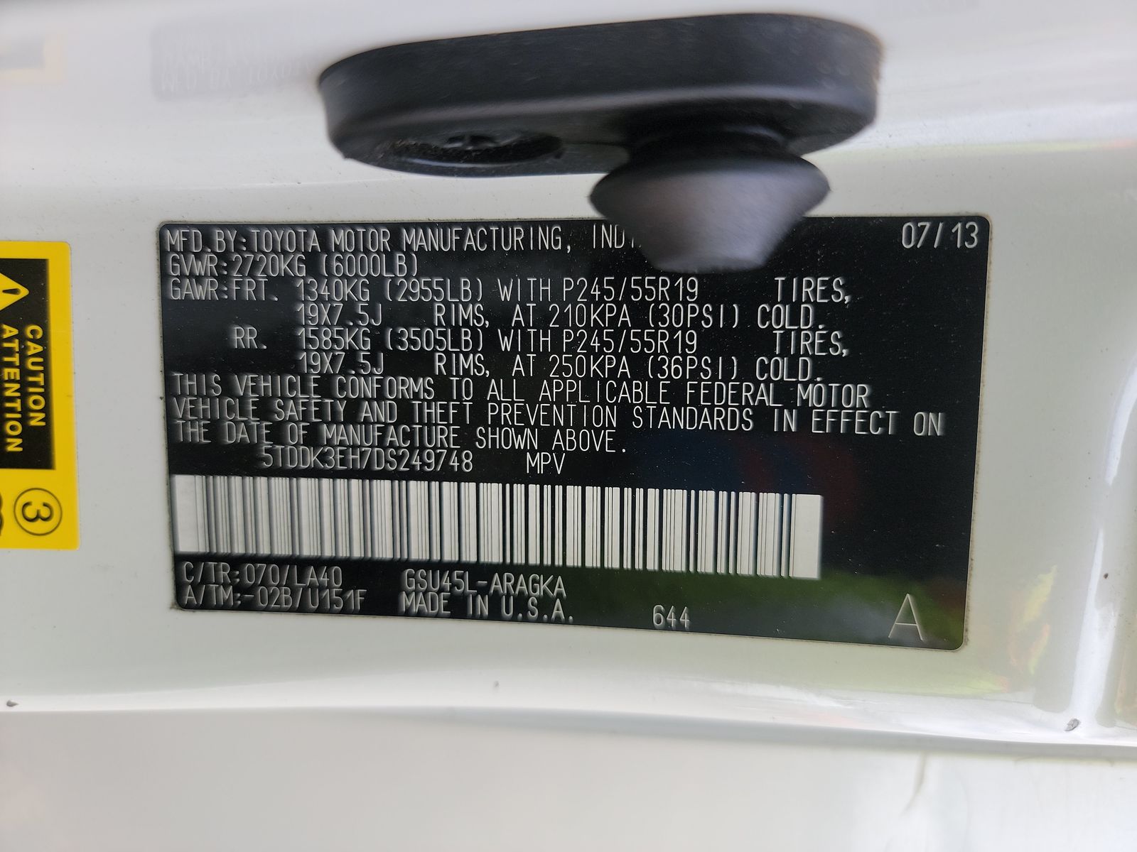 2013 Toyota Highlander Limited AWD