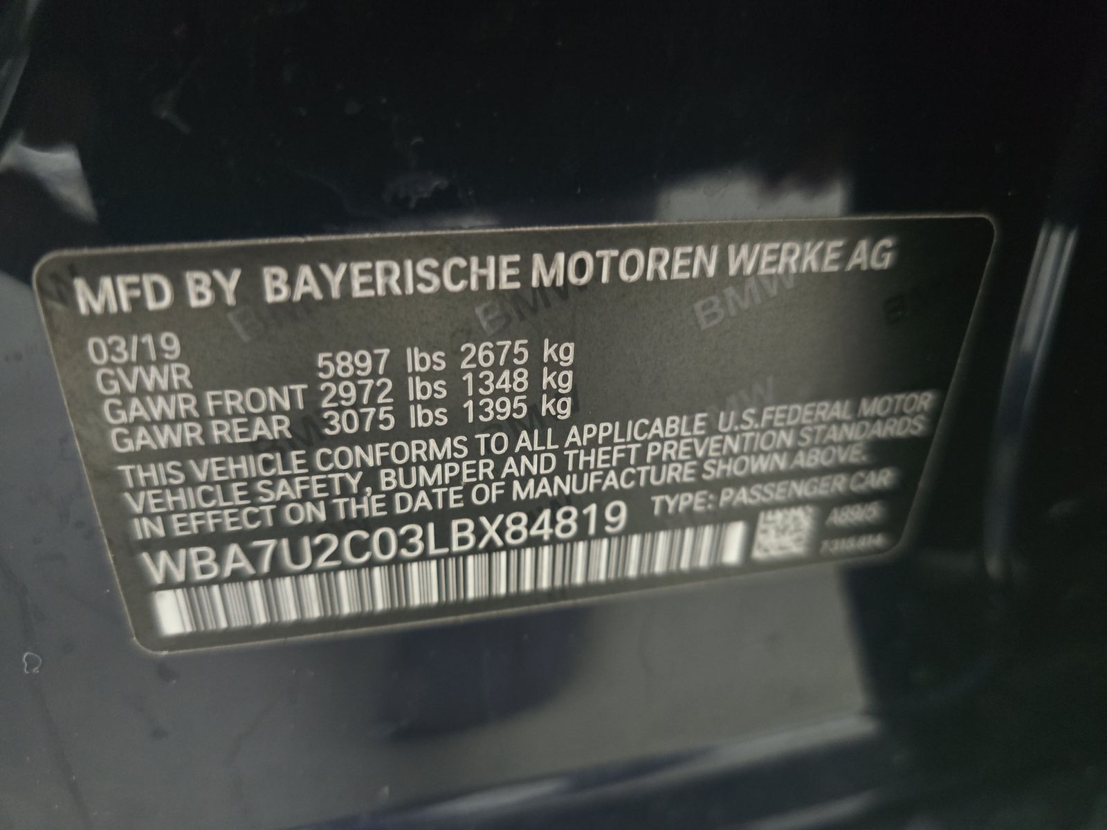2020 BMW 7 Series 750i xDrive AWD