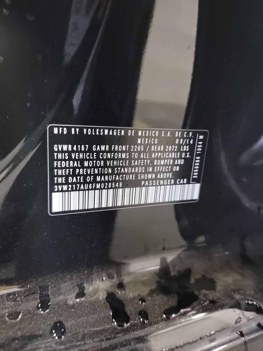 2015 Volkswagen Golf 1.8T SE FWD