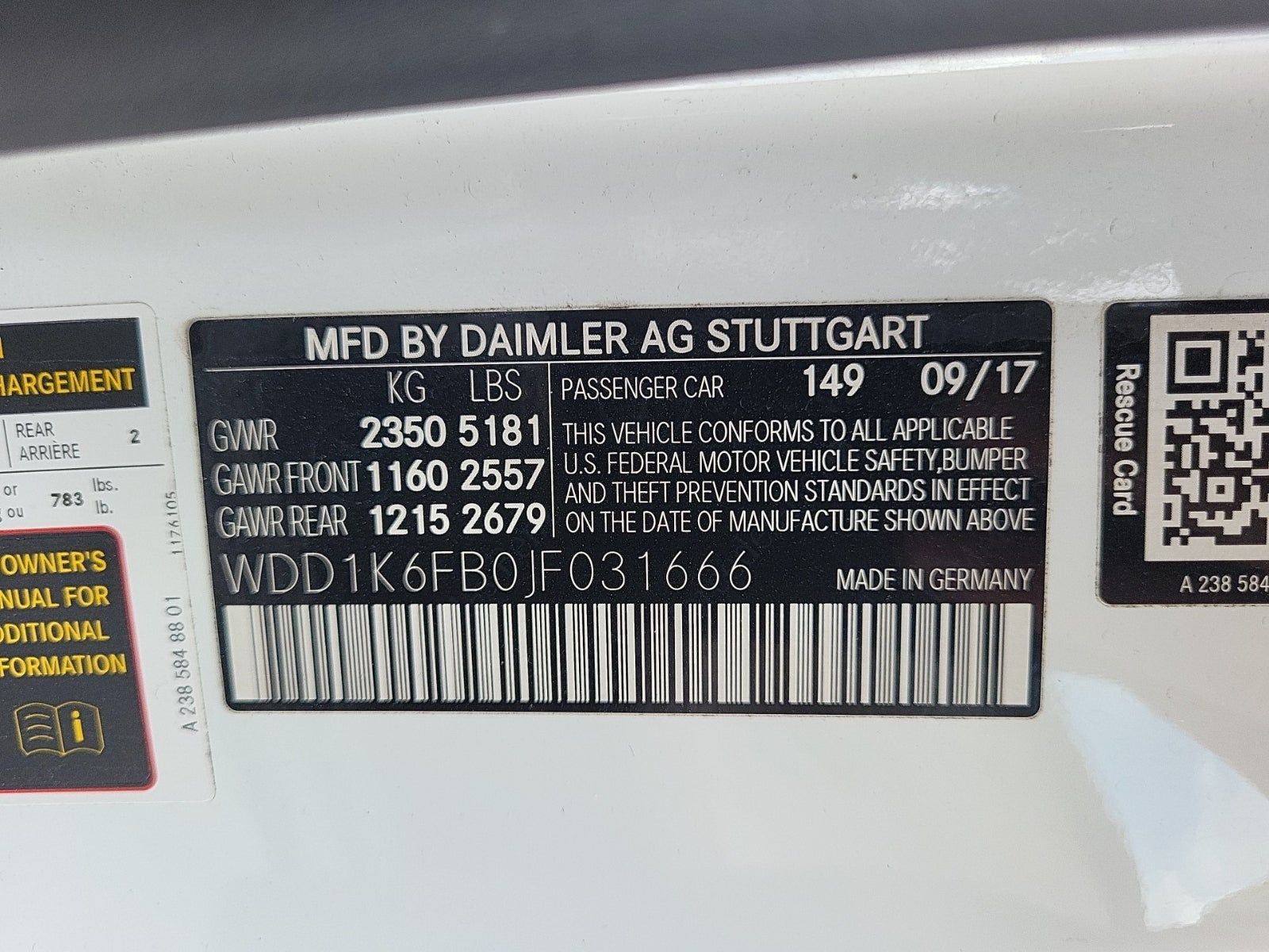 2018 Mercedes-Benz E-Class E 400 RWD