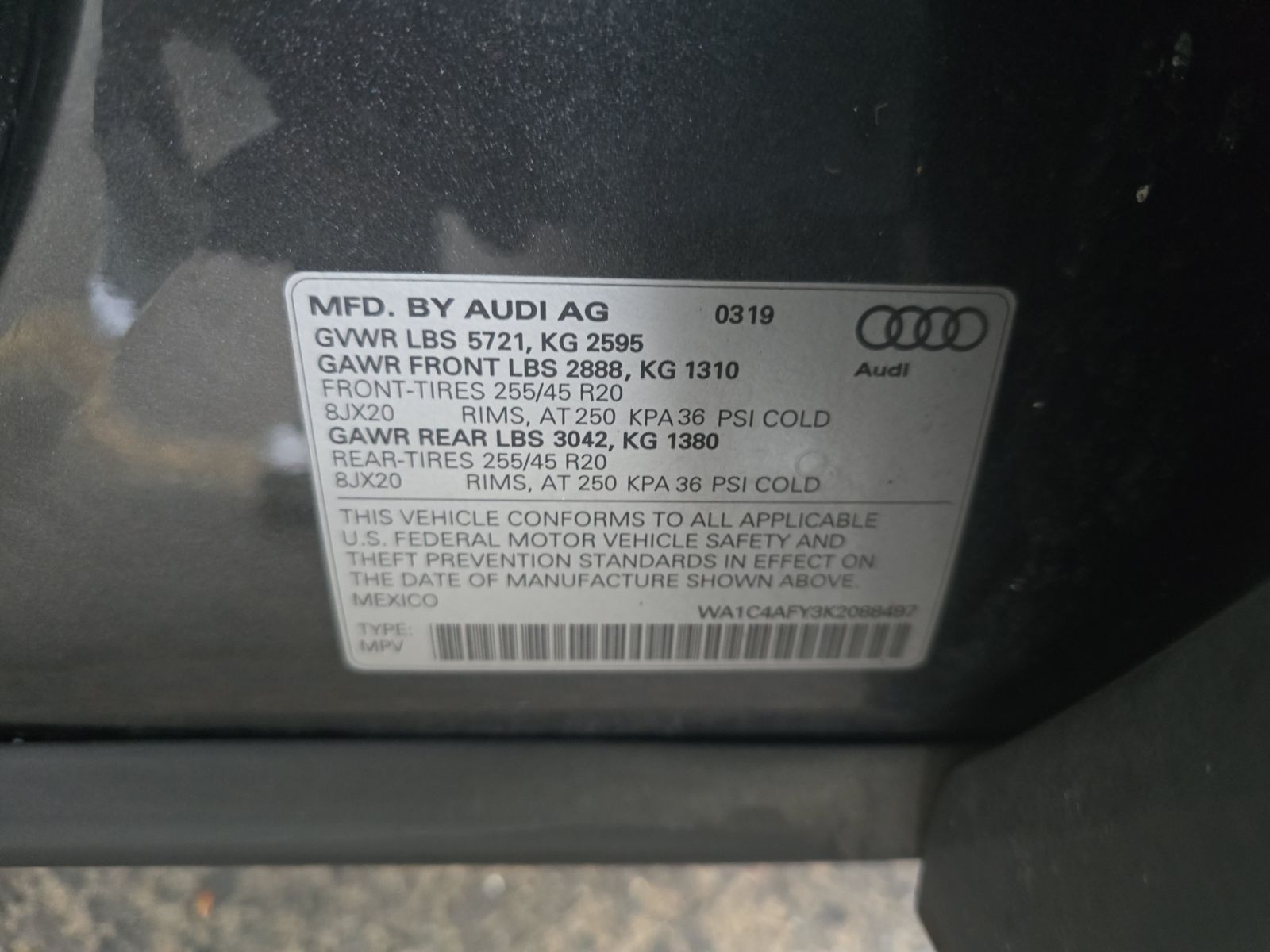 2019 Audi SQ5 Prestige AWD