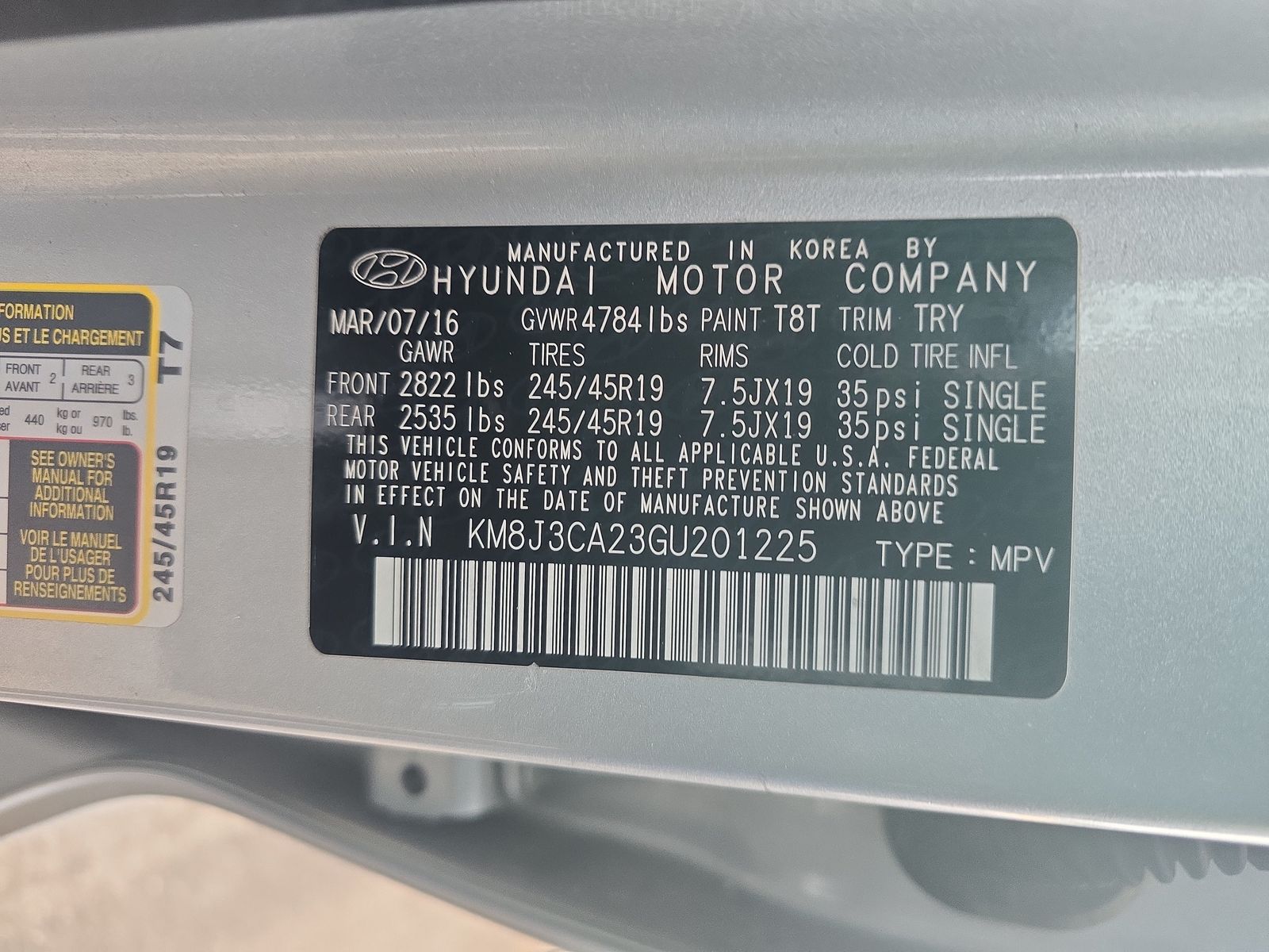 2016 Hyundai Tucson Limited AWD