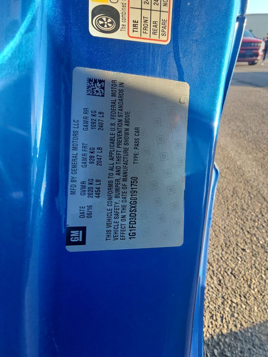 2016 Chevrolet Camaro 2LT RWD