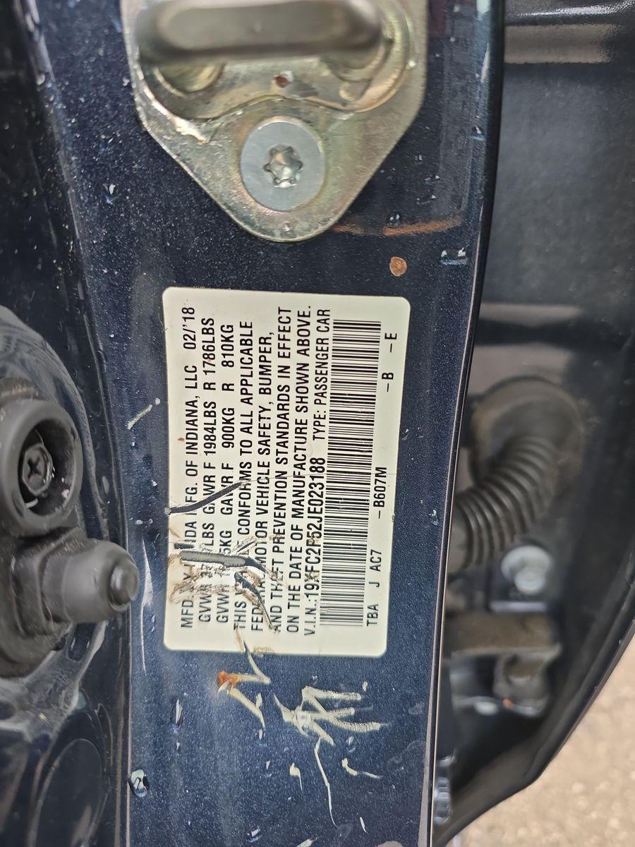 2018 Honda Civic LX FWD