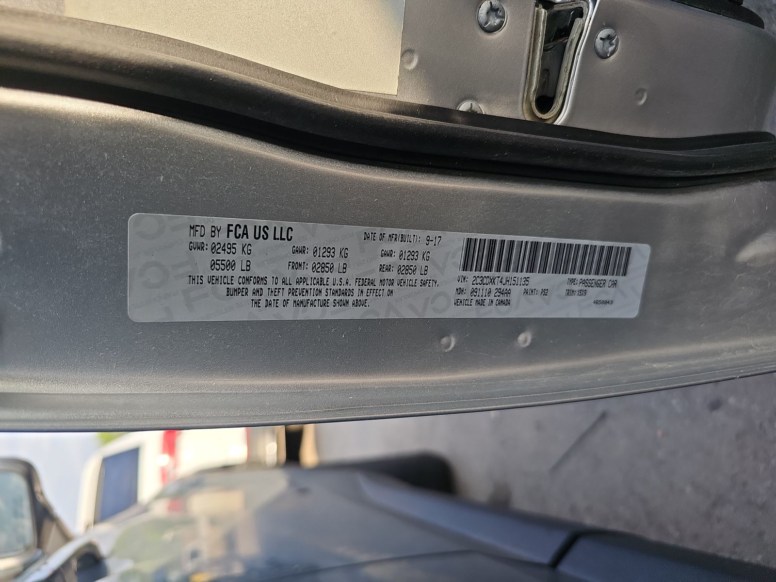 2018 Dodge Charger Police AWD