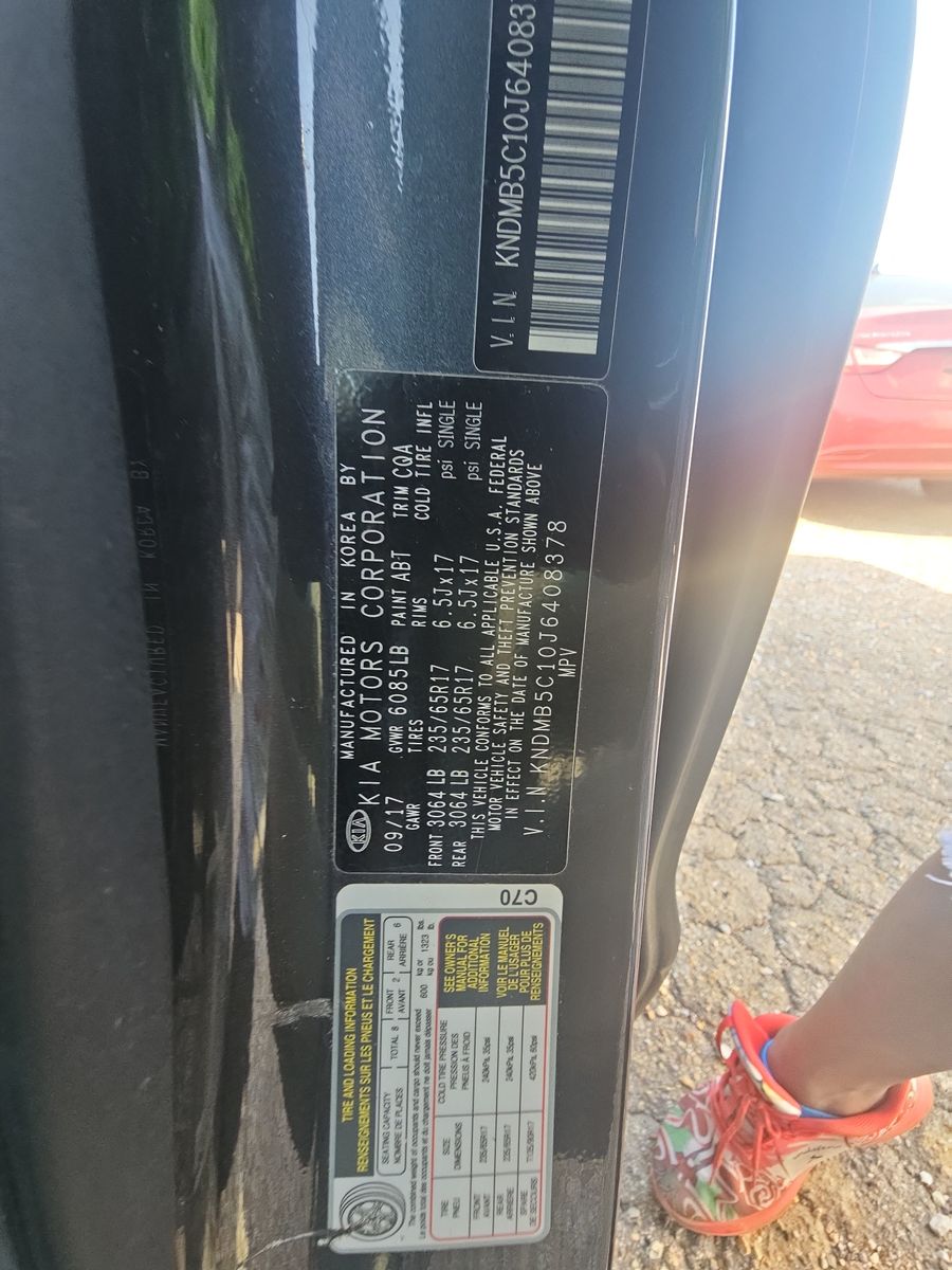2018 Kia Sedona LX FWD