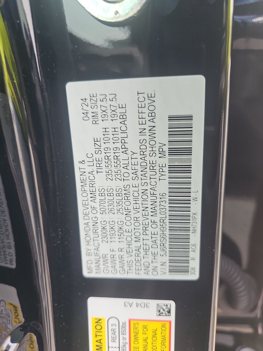 2024 Honda CR-V Hybrid Touring AWD