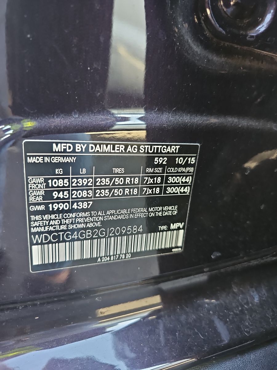 2016 Mercedes-Benz GLA GLA 250 AWD