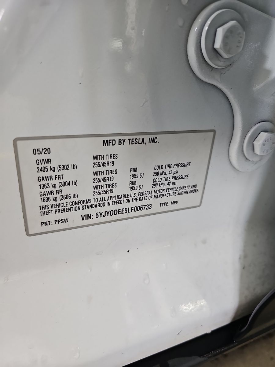 2020 Tesla Model Y Long Range AWD