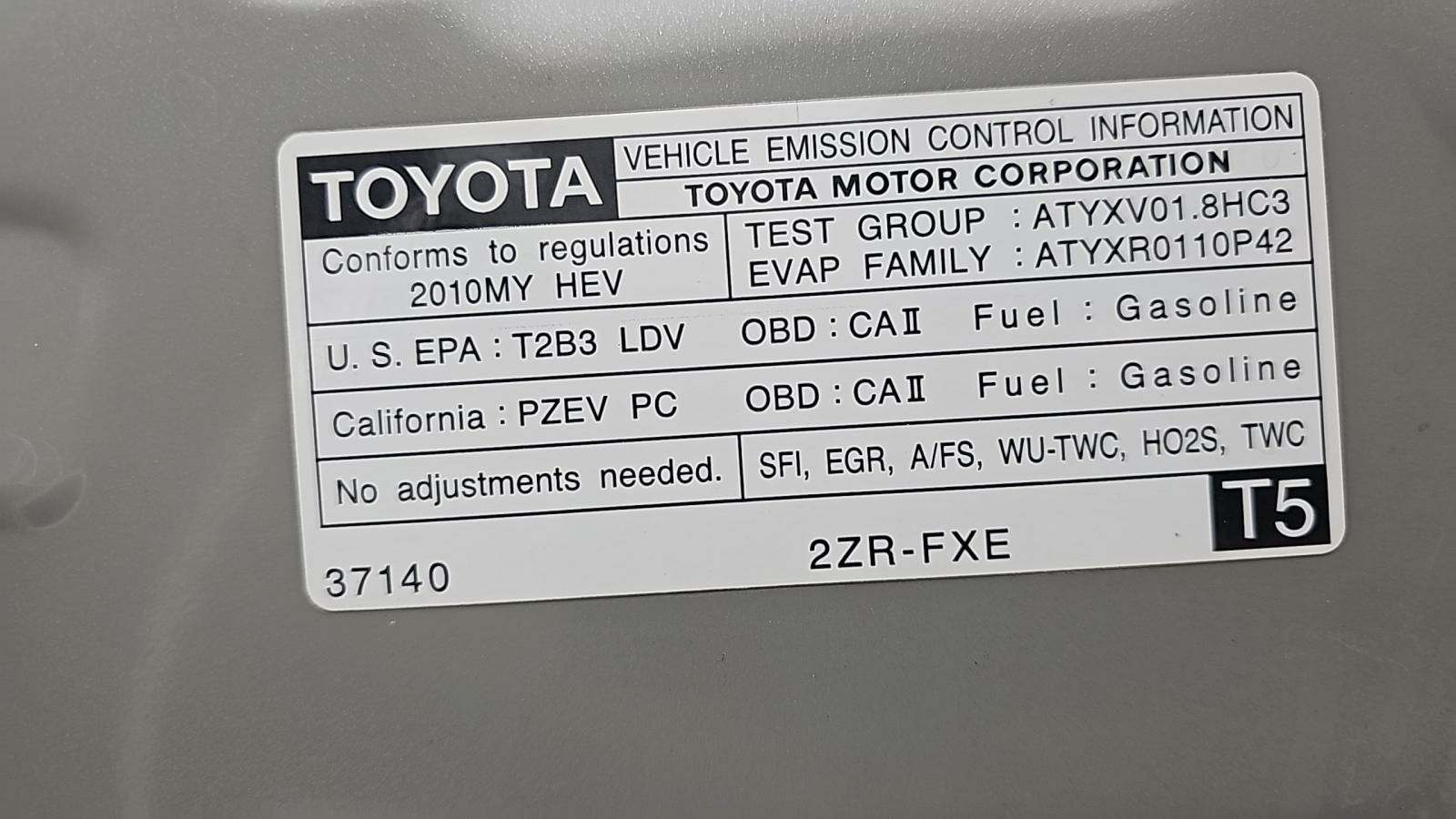 2010 Toyota Prius Four FWD